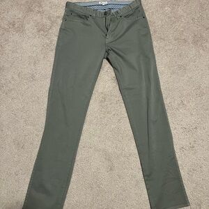 Peter Millar Men's Olive Green Pants